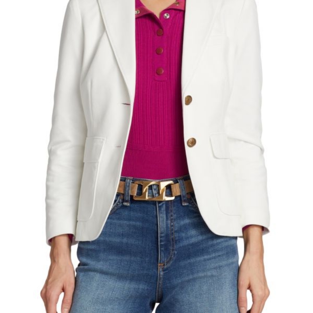 Rag and Bone White Women's Blazer